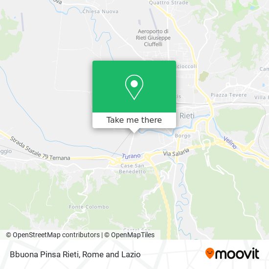 Bbuona Pinsa Rieti map