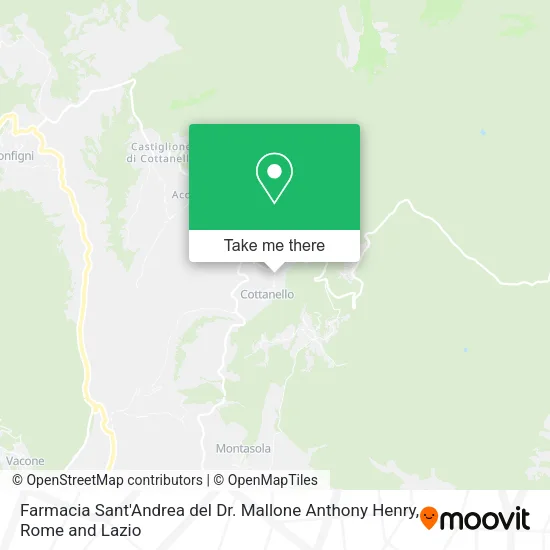Farmacia Sant'Andrea del Dr. Mallone Anthony Henry map