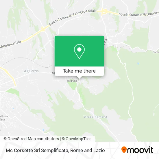 Mc Corsette Srl Semplificata map