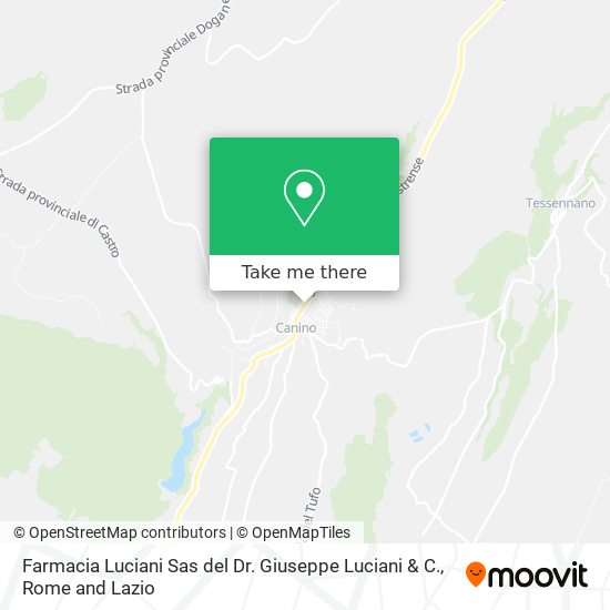 Farmacia Luciani Sas del Dr. Giuseppe Luciani & C. map