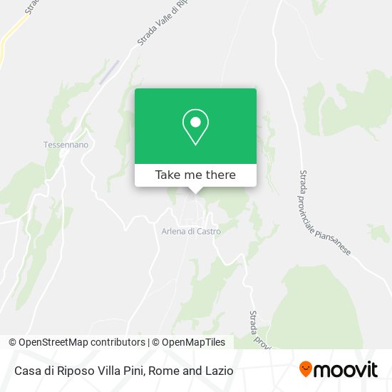 Casa di Riposo Villa Pini map