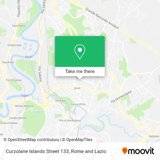 Curzolane Islands Street 133 map