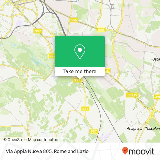 Via Appia Nuova 805 map