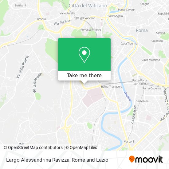 Largo Alessandrina Ravizza map