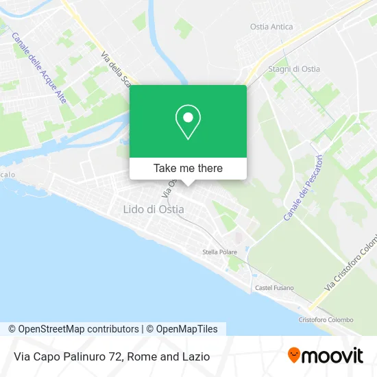 Palinuro Cape Street 72 map