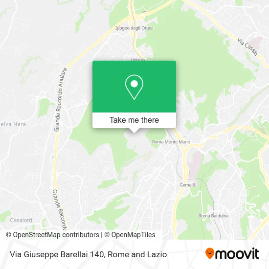 Giuseppe Barellai Street 140 map