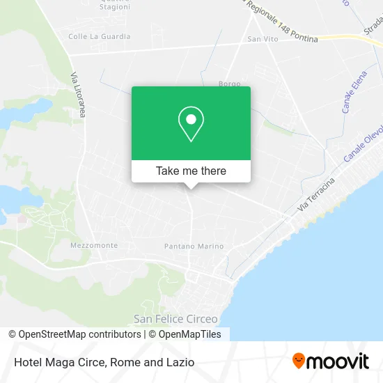 Maga Circe Hotel map