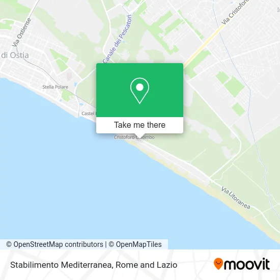 Mediterranean Establishment map