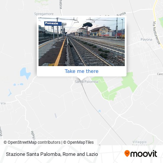 Stazione Santa Palomba map