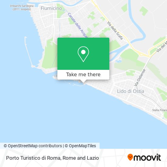 Porto Turistico di Roma map