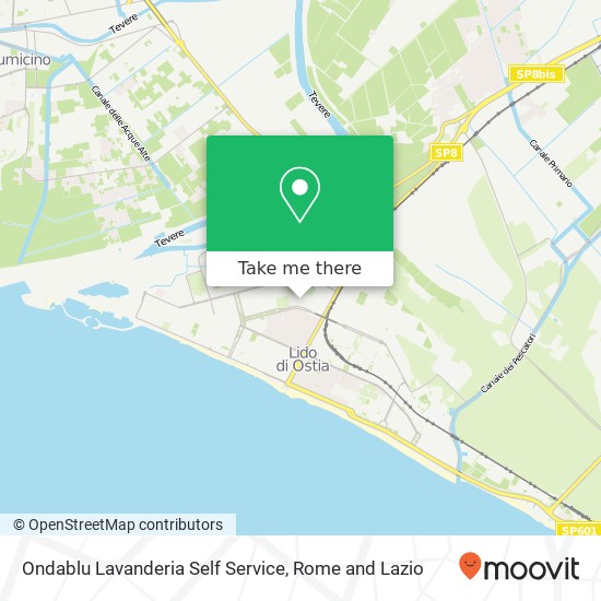 Ondablu Lavanderia Self Service map