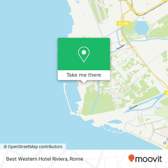 Best Western Hotel Riviera map