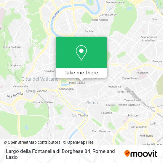 Largo della Fontanella di Borghese 84 map