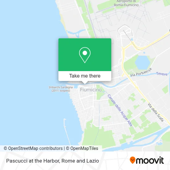 Pascucci at the Harbor map