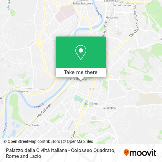 Palazzo della Civiltà Italiana - Colosseo Quadrato map