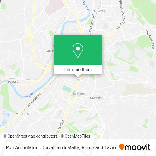 Poli Ambulatorio Cavalieri di Malta map