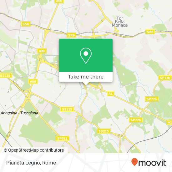 Pianeta Legno map