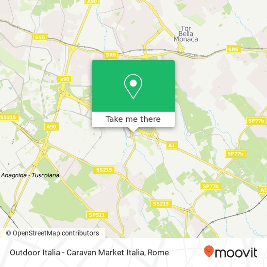 Outdoor Italia - Caravan Market Italia map
