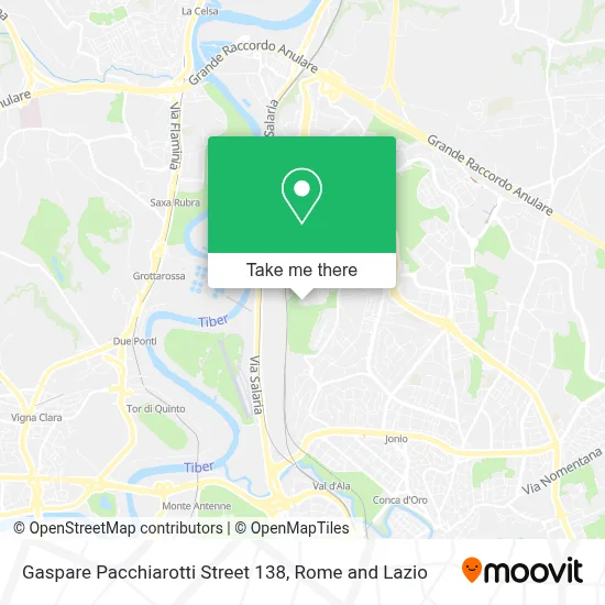 Gaspare Pacchiarotti Street 138 map