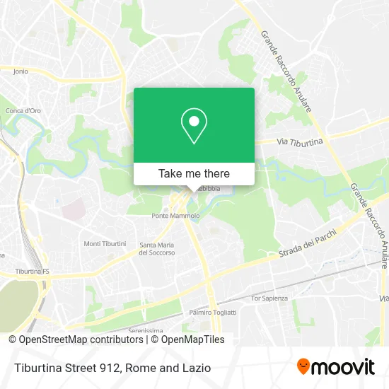 Tiburtina Street 912 map