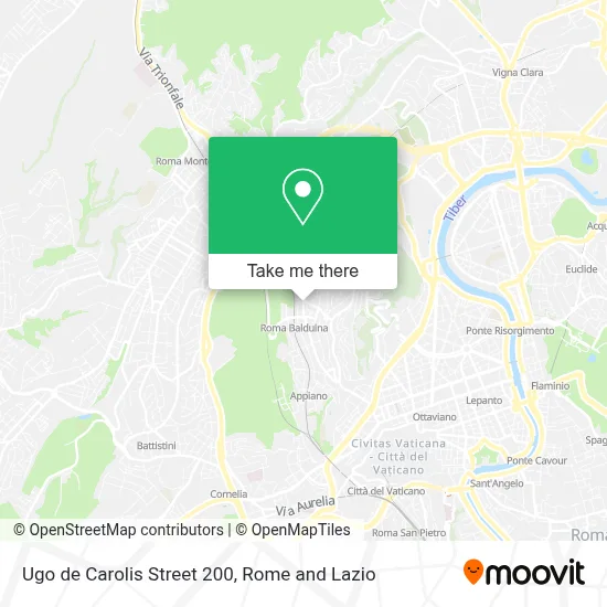 Ugo de Carolis Street 200 map