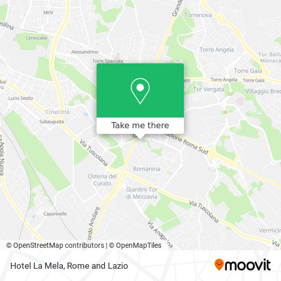 Hotel La Mela map
