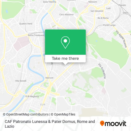 CAF Patronato Lunessa & Pater Domus map