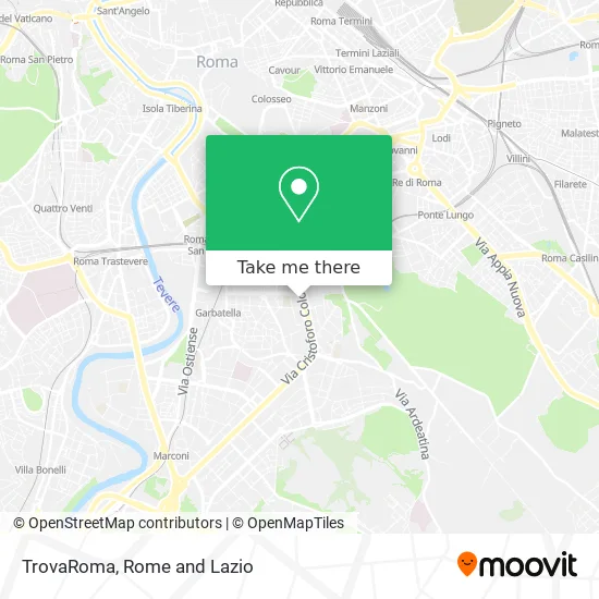 Find Rome map