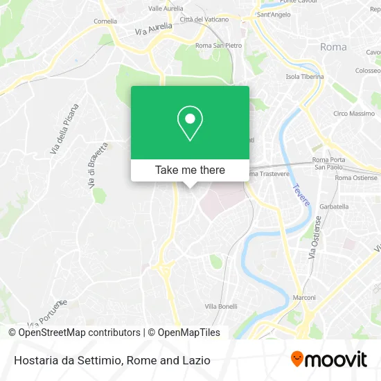 Hostaria da Settimio map