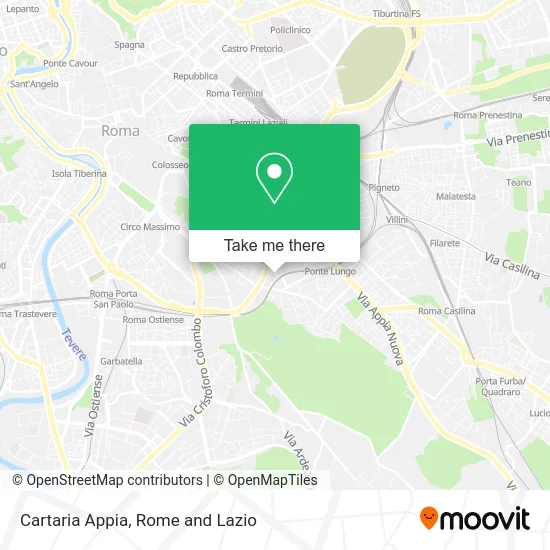 Appia Stationery map