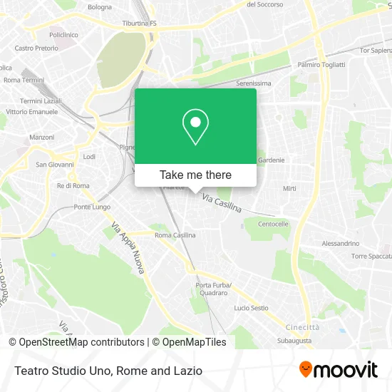 Teatro Studio Uno map