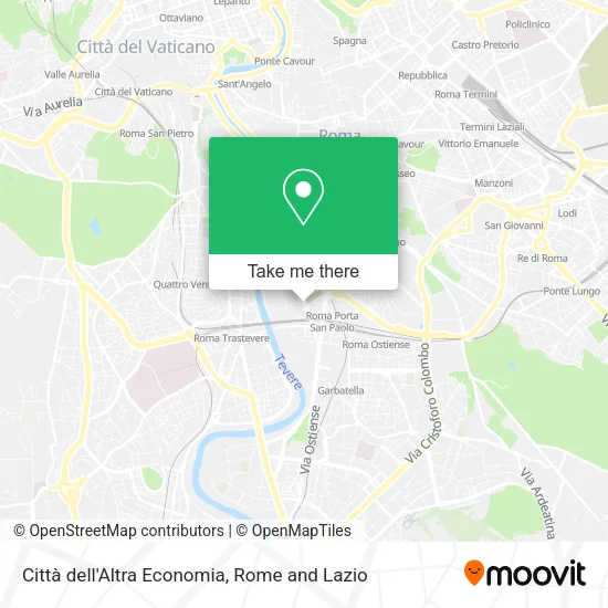 Città dell'Altra Economia map