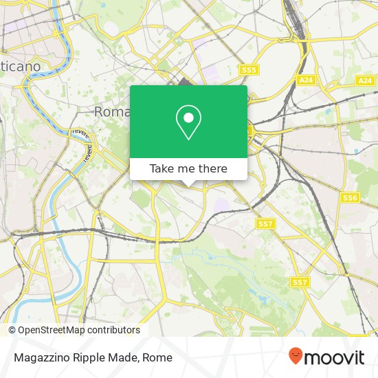 Magazzino Ripple Made map