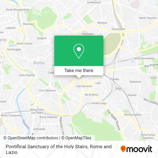 Pontifical Sanctuary of the Holy Stairs map