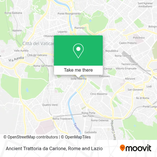 Ancient Trattoria da Carlone map