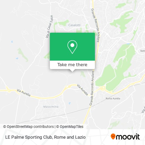 LE Palme Sporting Club map