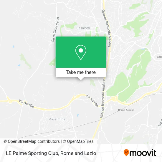 LE Palme Sporting Club map