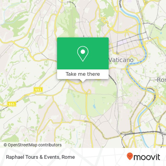 Raphael Tours & Events map