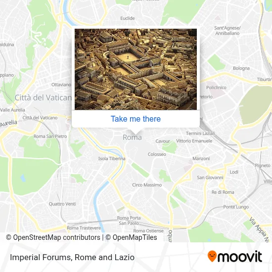 Imperial Forums map