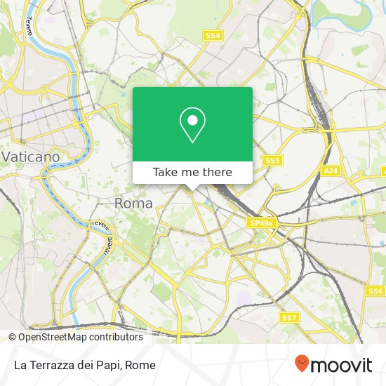 La Terrazza dei Papi map