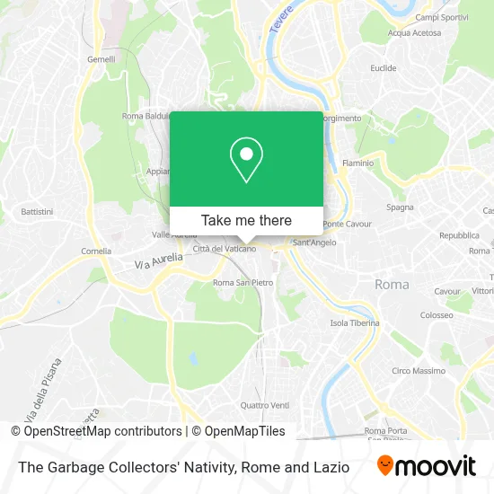 The Garbage Collectors' Nativity map