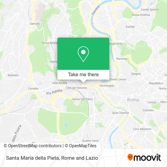 Santa Maria della Pieta map