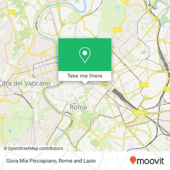 Gioia Mia Pisciapiano map