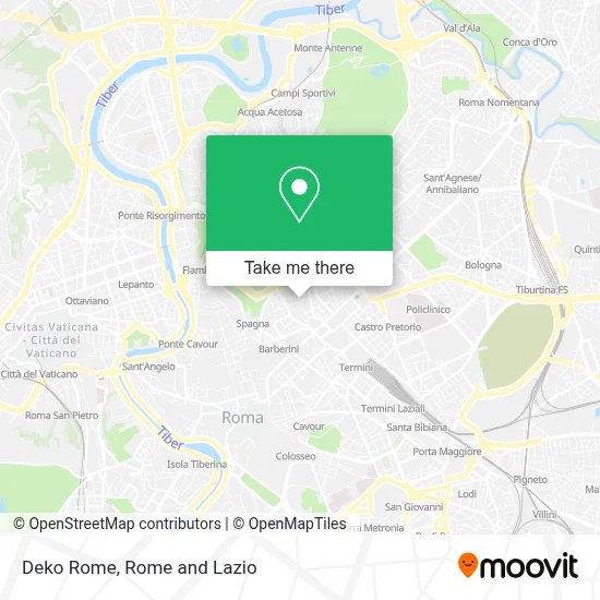 Deko Rome map