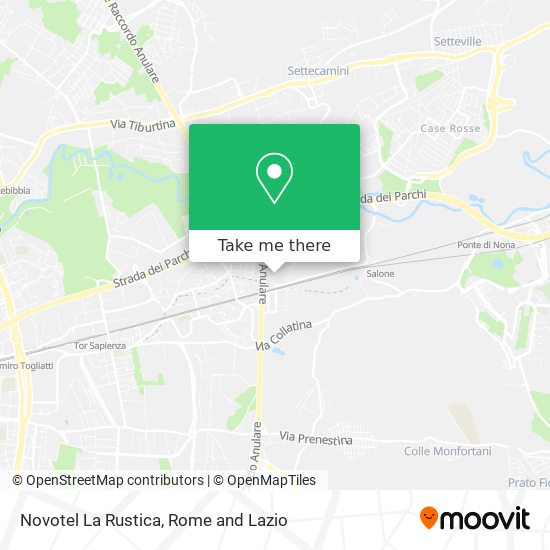 Novotel La Rustica map