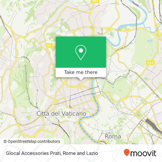 Glocal Accessories Prati map