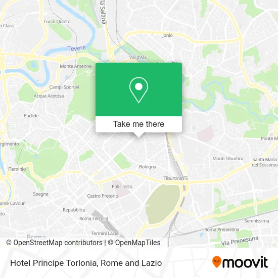 Principe Torlonia Hotel map