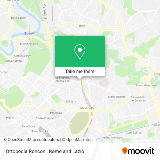 Ortopedia Ronconi map