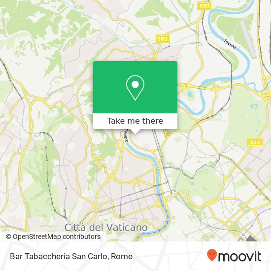 Bar Tabaccheria San Carlo map