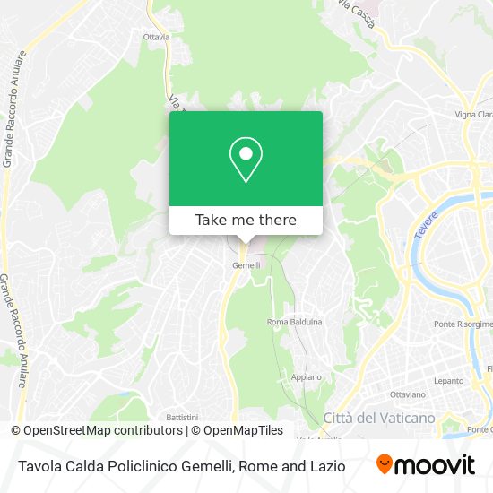 Tavola Calda Policlinico Gemelli map